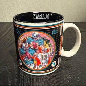 Vintage Miami Dolphins Dan Marino Football Ceramic Mug